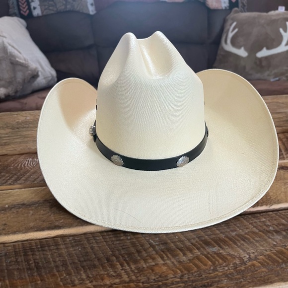 Western Express Cream Cowboy Hat - Picture 2 of 5